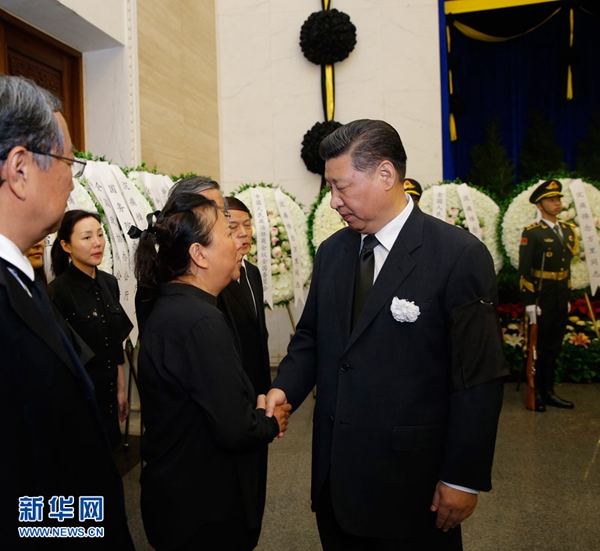 萬里同志遺體在京火化　習近平等到八寶山革命公墓送別