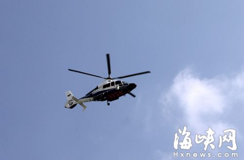 福州警用直升機護航青運會　市民直呼“帥呆了”