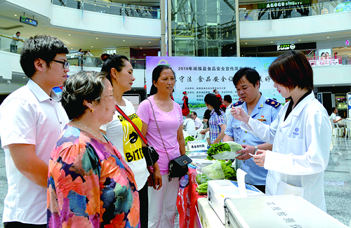 我縣開展食品安全宣傳周活動