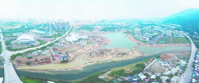  加快旗山湖建設(shè)