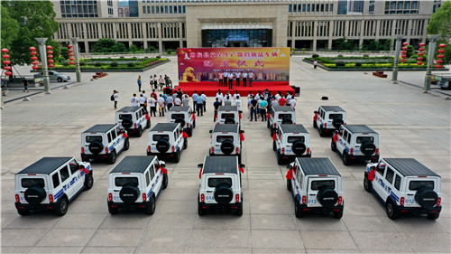 15輛電動巡邏執(zhí)法車“上崗”