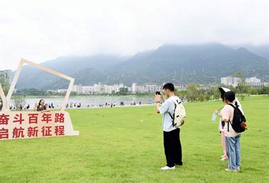 旗山湖公園正式開(kāi)園！福州大學(xué)城又有新地標(biāo)