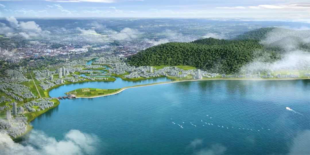 5416米閩江防洪堤，防洪標(biāo)準(zhǔn)50年一遇,！青口防洪能力up↑↑↑